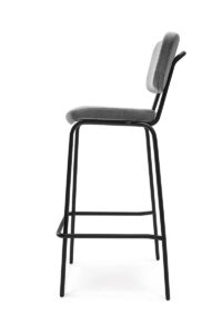 scaun bar ergonomic gri