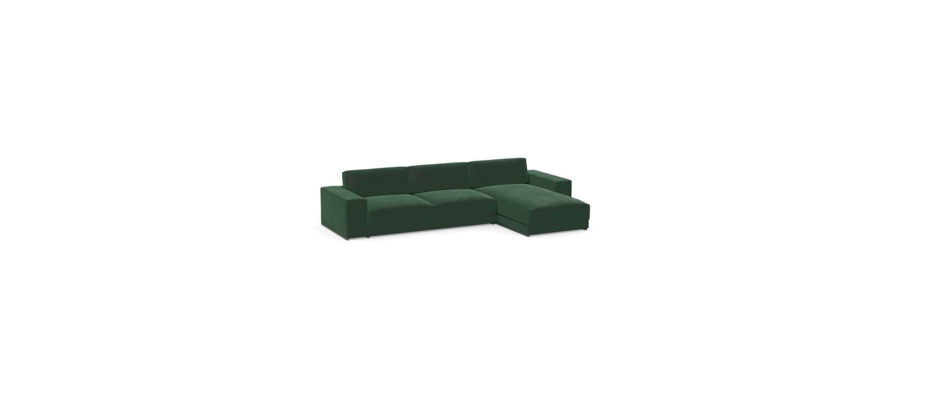 canapea modulara verde